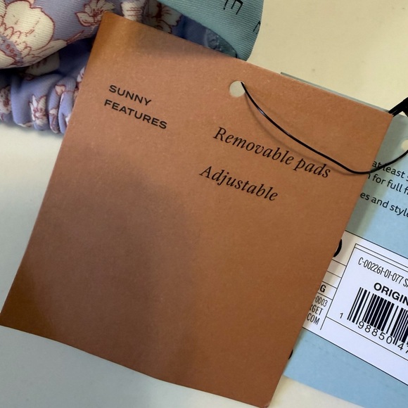 Shade & Shore Paisley Print Bikini Top - Picture 3 of 4